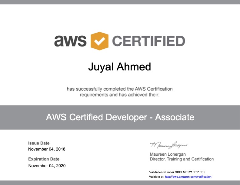AWS Certified Developer – Associate